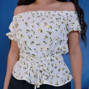 New Glory floral blouse